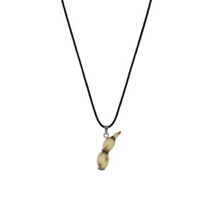 Lotus Root Pendant Necklace – Handmade Artistic Vegetable Jewelry | Hidden Circles by PocketWisp