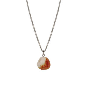 Lychee Pendant Necklace – Handmade Summer Fruit Jewelry | Summer Joy by PocketWisp