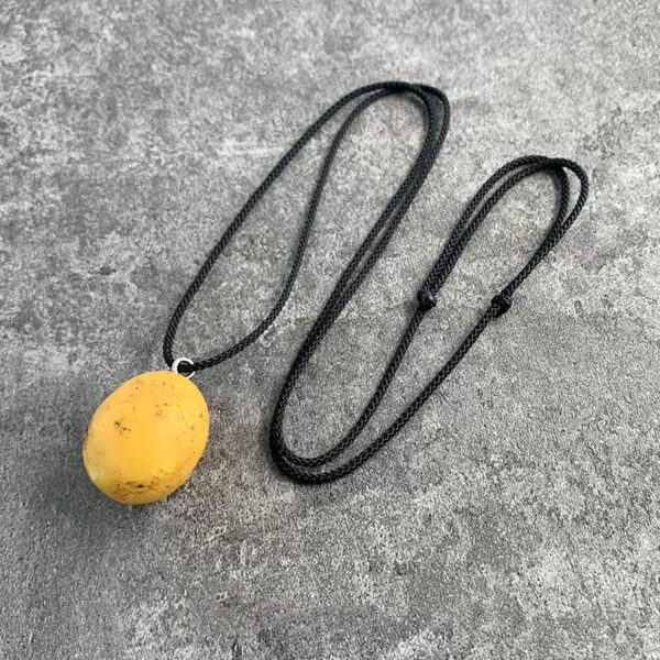 Mini Potato Necklace – Handmade Cute Pendant Jewelry | Pocket Potato by PocketWisp - Image 5