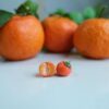 orange earrings