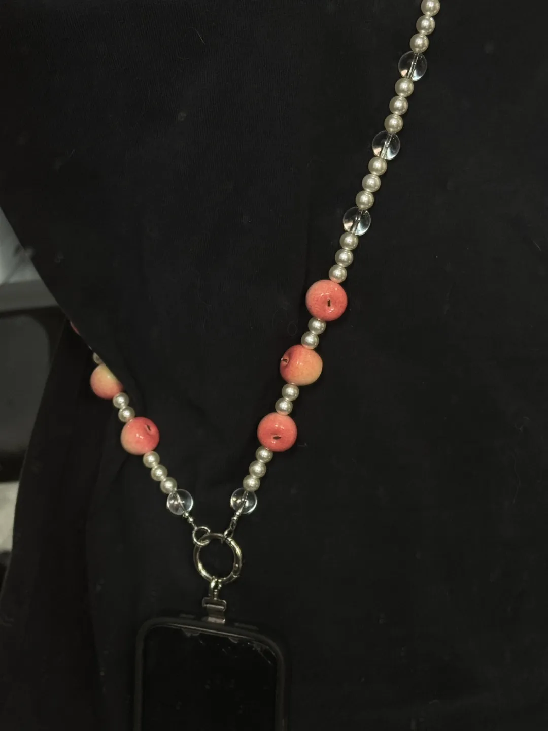 Apple Bag Charm & Phone Strap – Handcrafted Realistic Fruit Keychain - Image 2