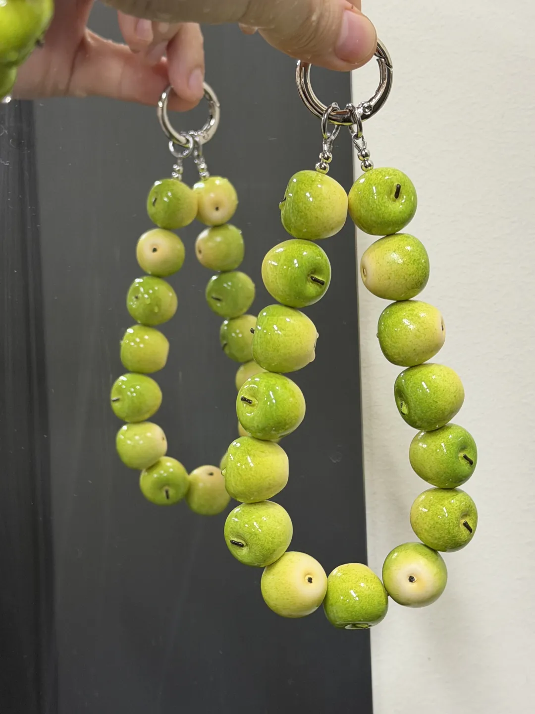 Fruit Bag Charm Strap – Handcrafted Realistic Miniature Keychain - Image 2
