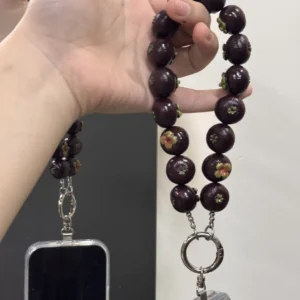 Fruit Bag Charm Strap – Handcrafted Realistic Miniature Keychain